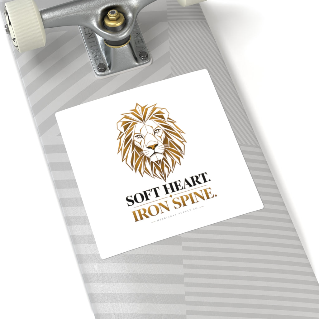 Soft Heart Iron Spine Sticker