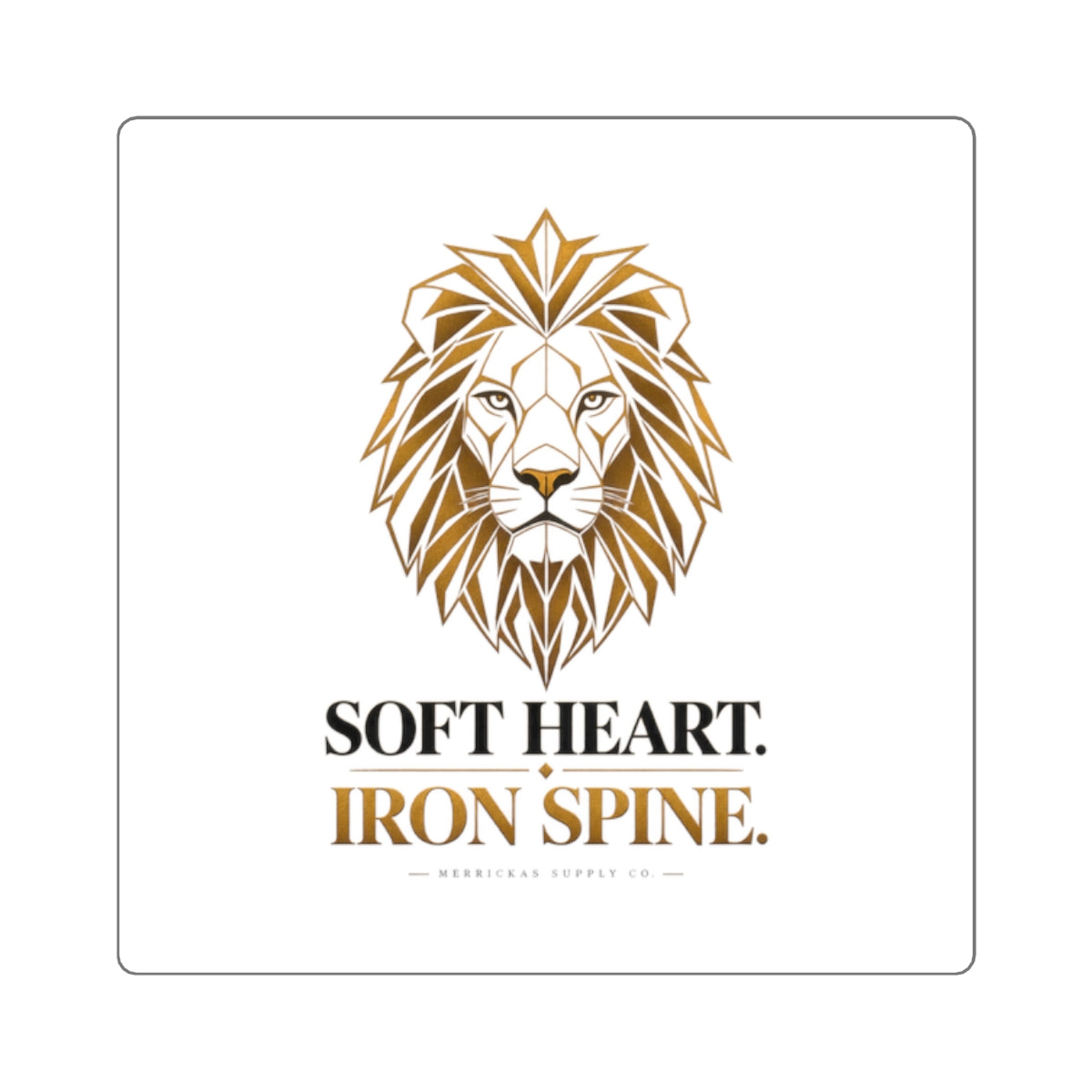 Soft Heart Iron Spine Sticker