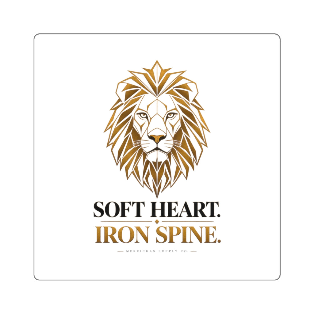 Soft Heart Iron Spine Sticker
