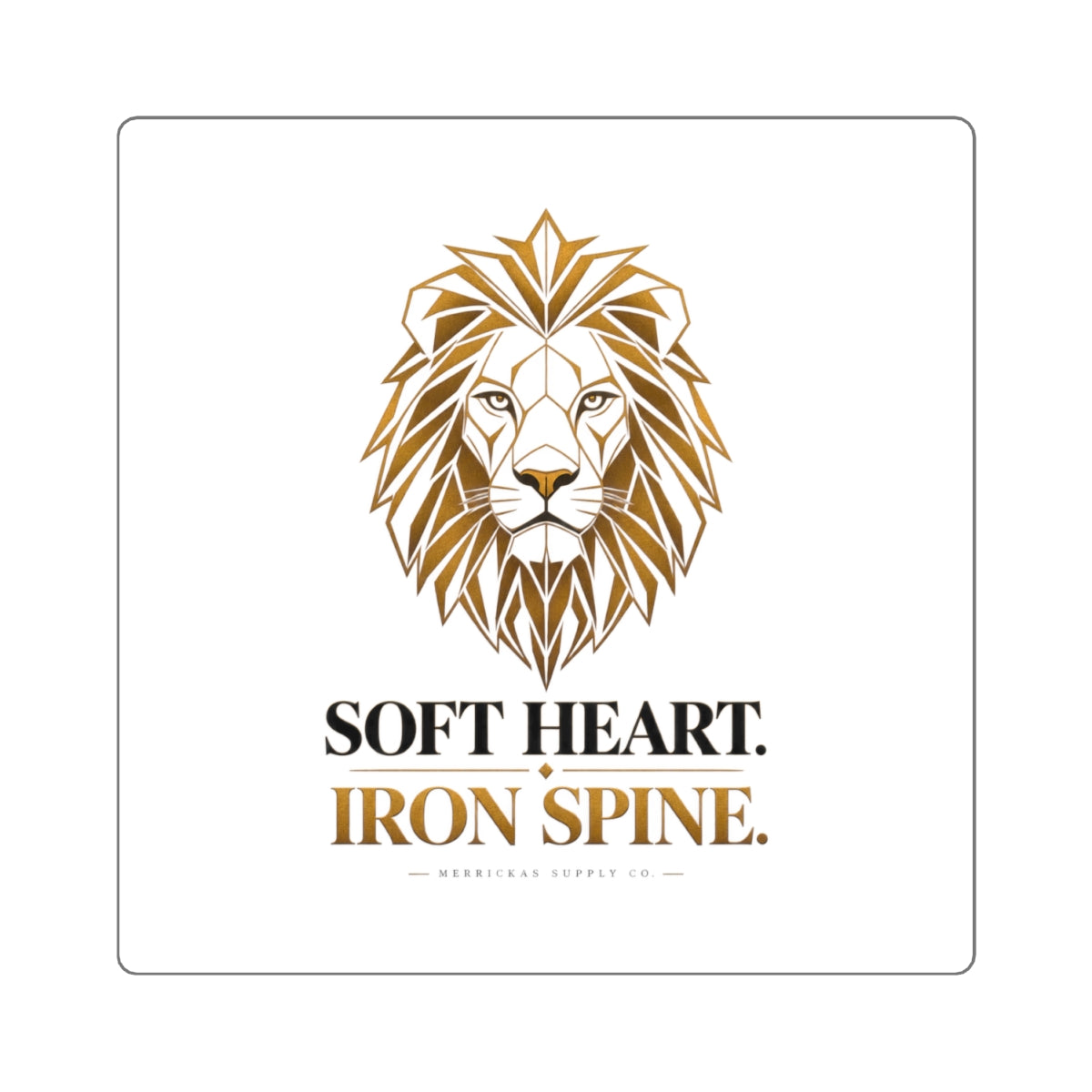Soft Heart Iron Spine Sticker