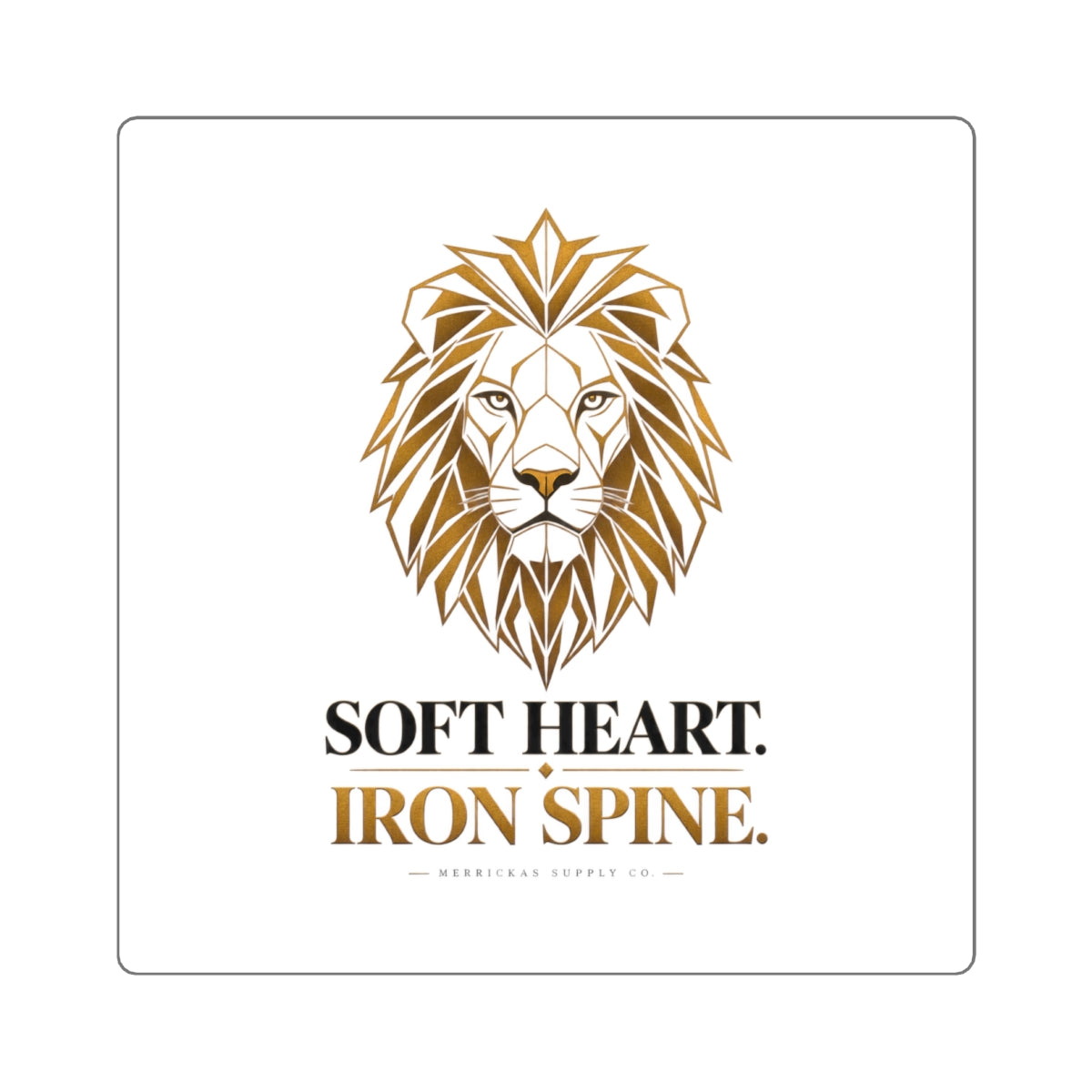 Soft Heart Iron Spine Sticker
