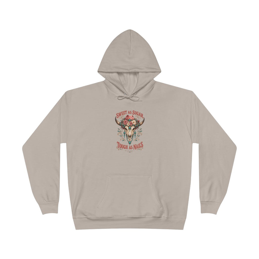 Sweet As Sugar Tough As Nails Heavyweight Hoodie