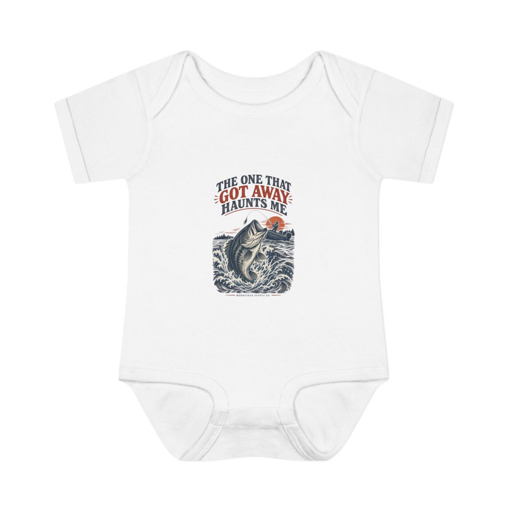 The One That Got Away Haunts Me Baby Onesie