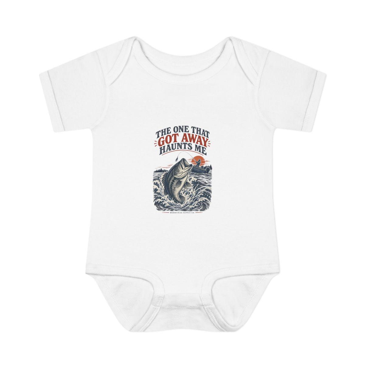 The One That Got Away Haunts Me Baby Onesie