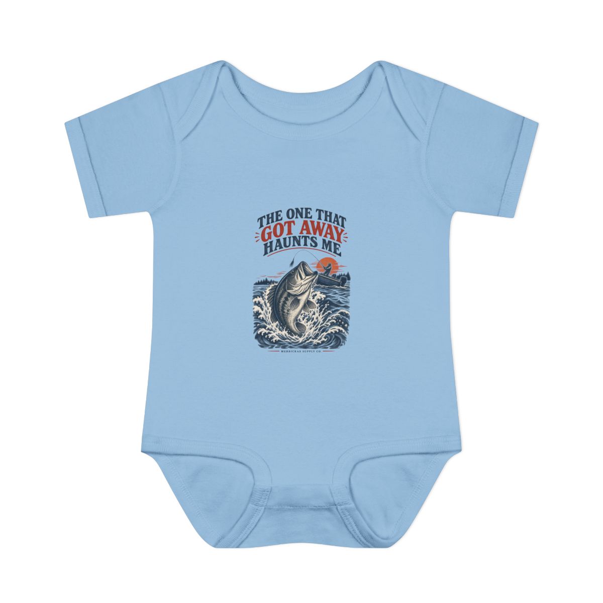 The One That Got Away Haunts Me Baby Onesie
