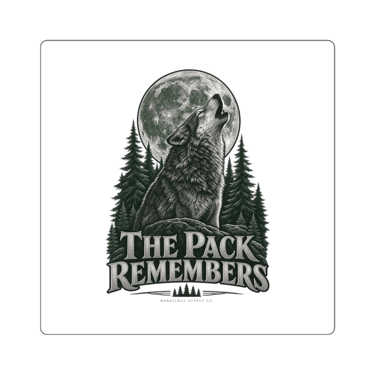 The Pack Remembers Sticker