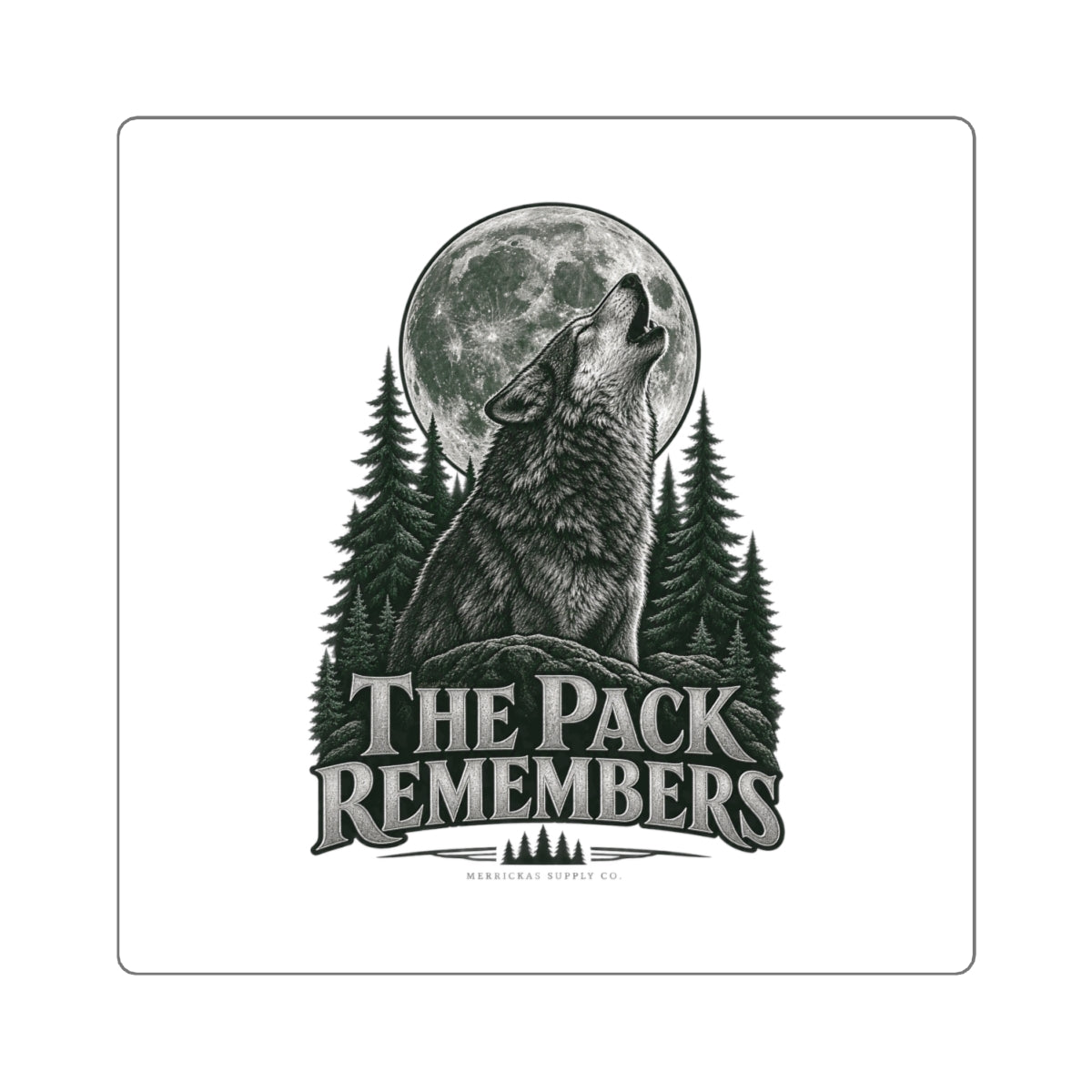The Pack Remembers Sticker
