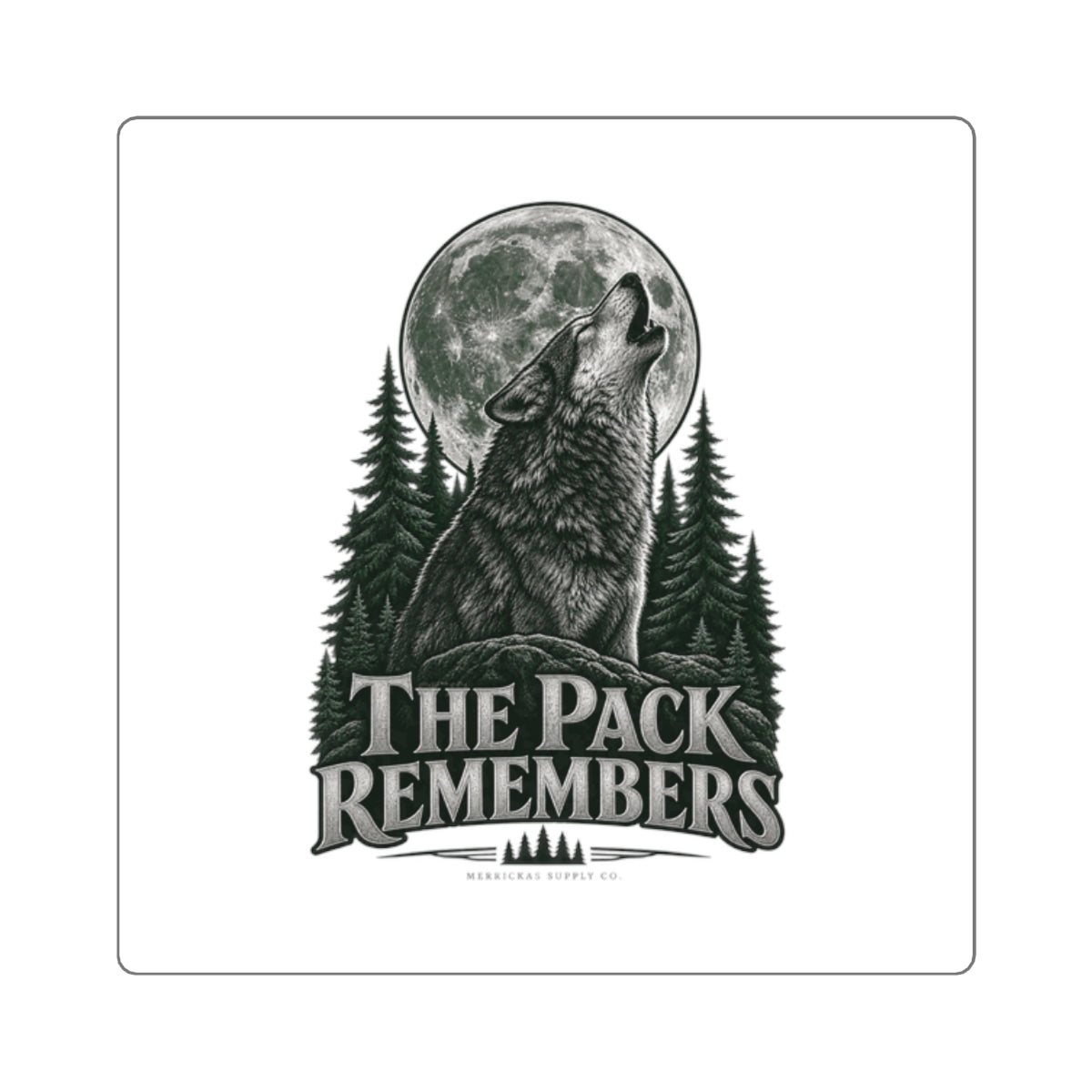 The Pack Remembers Sticker