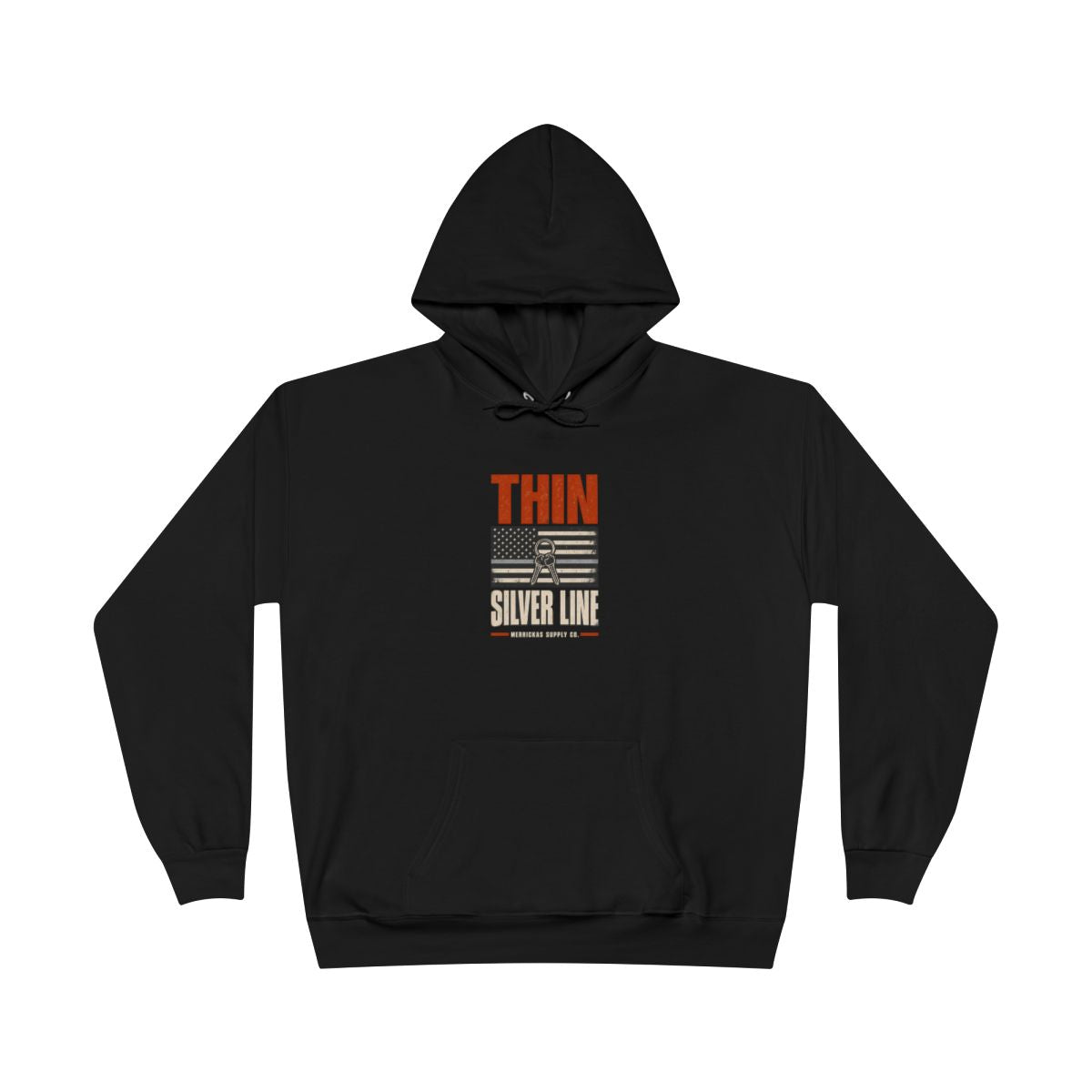 Thin Silver Line Heavyweight Hoodie