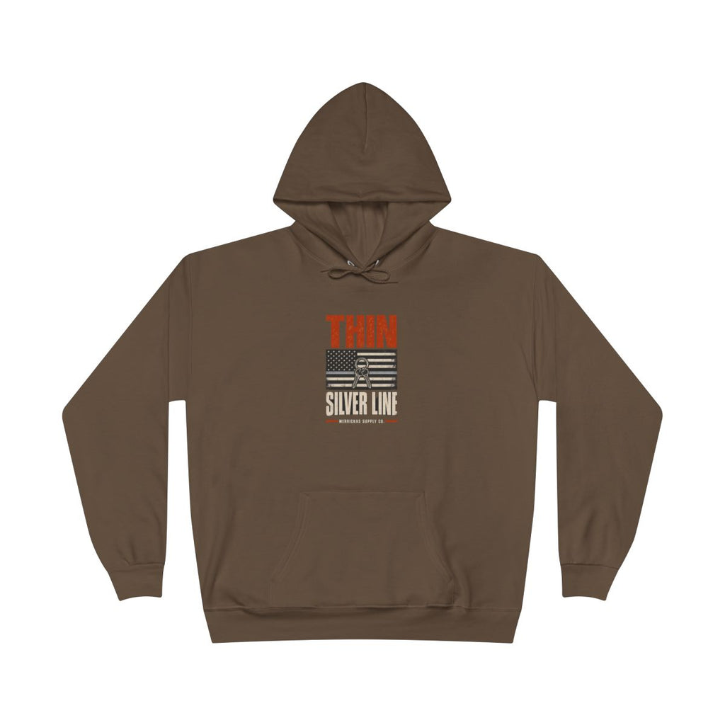 Thin Silver Line Heavyweight Hoodie