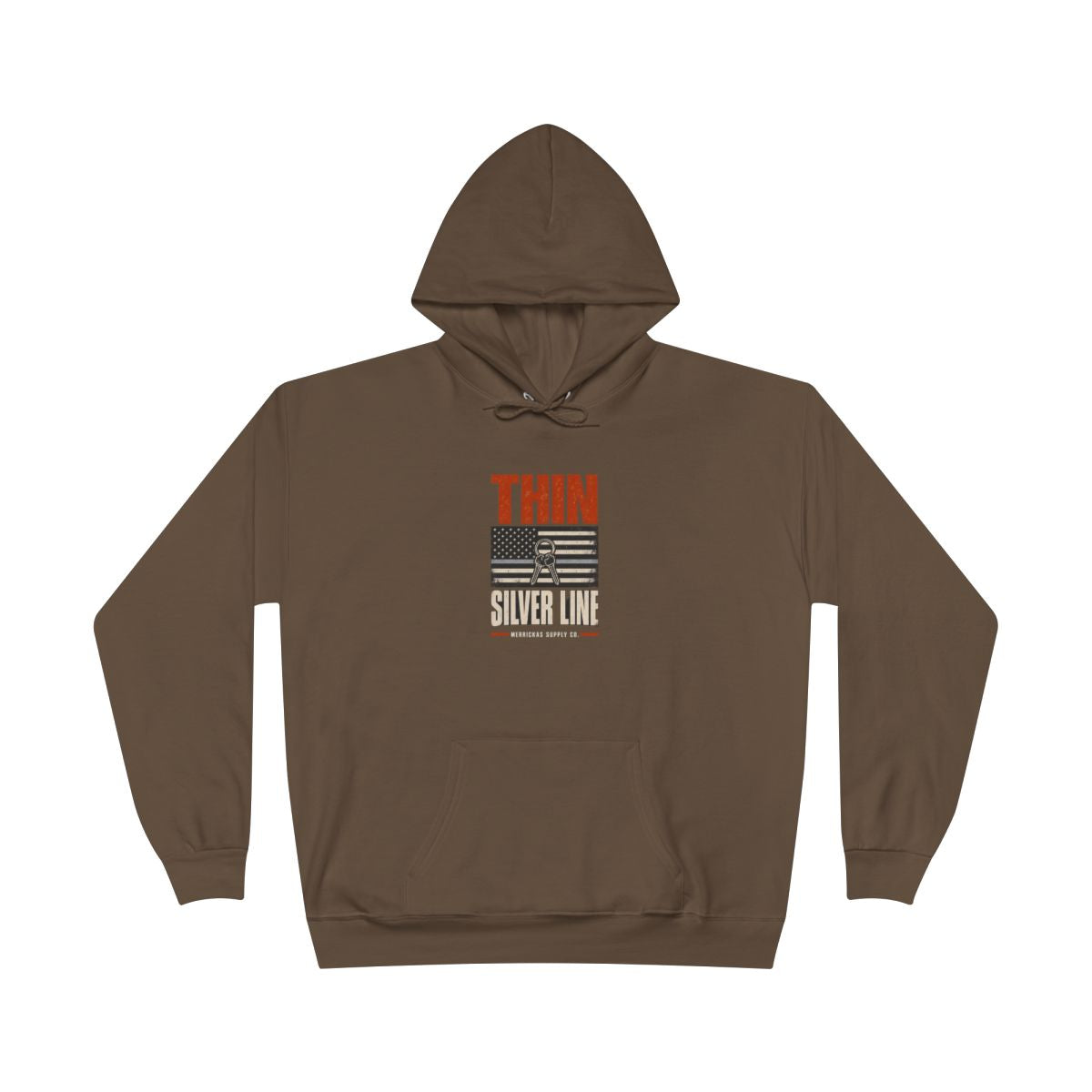 Thin Silver Line Heavyweight Hoodie