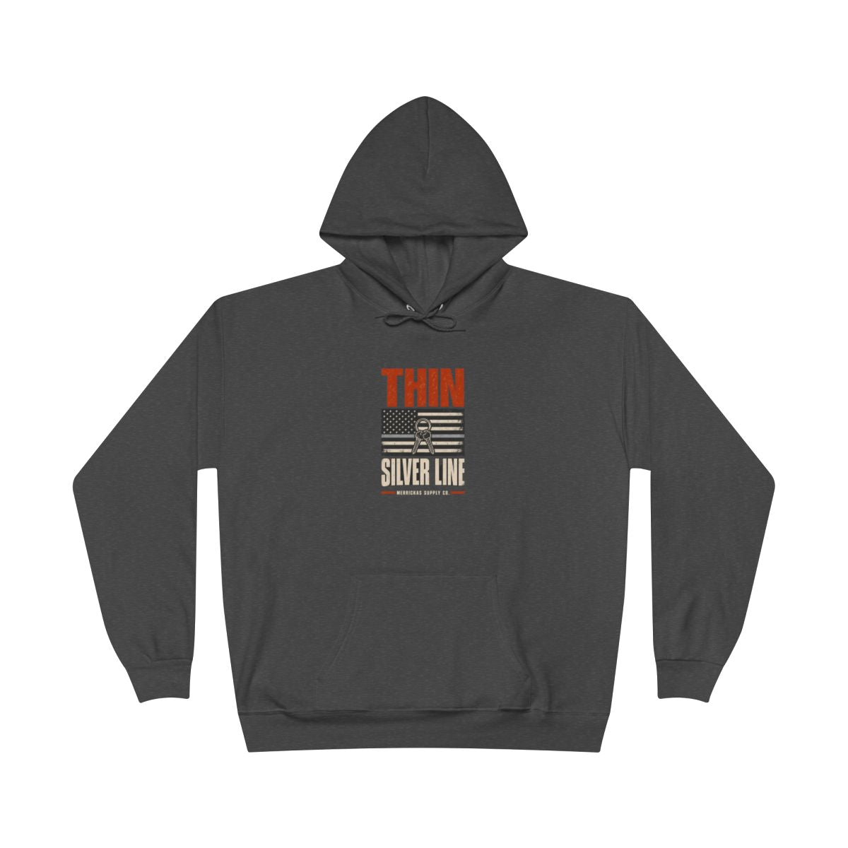 Thin Silver Line Heavyweight Hoodie