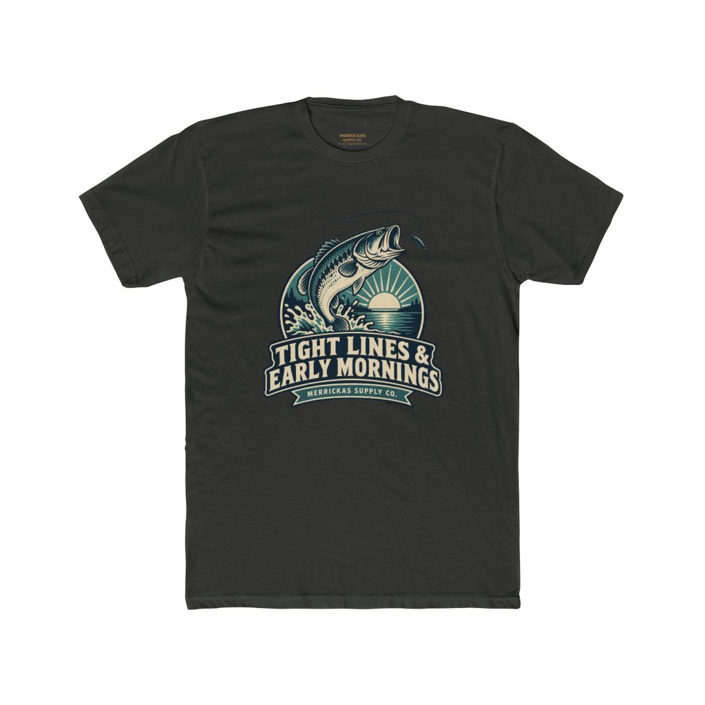 Tight Lines & Early Mornings Blackout Tee