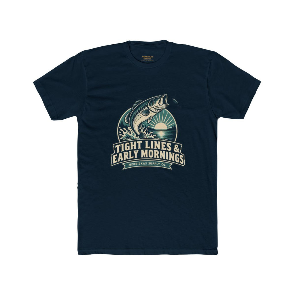 Tight Lines & Early Mornings Blackout Tee