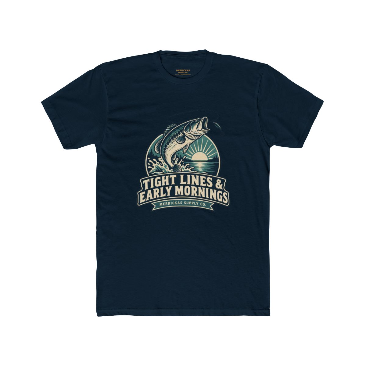 Tight Lines & Early Mornings Blackout Tee