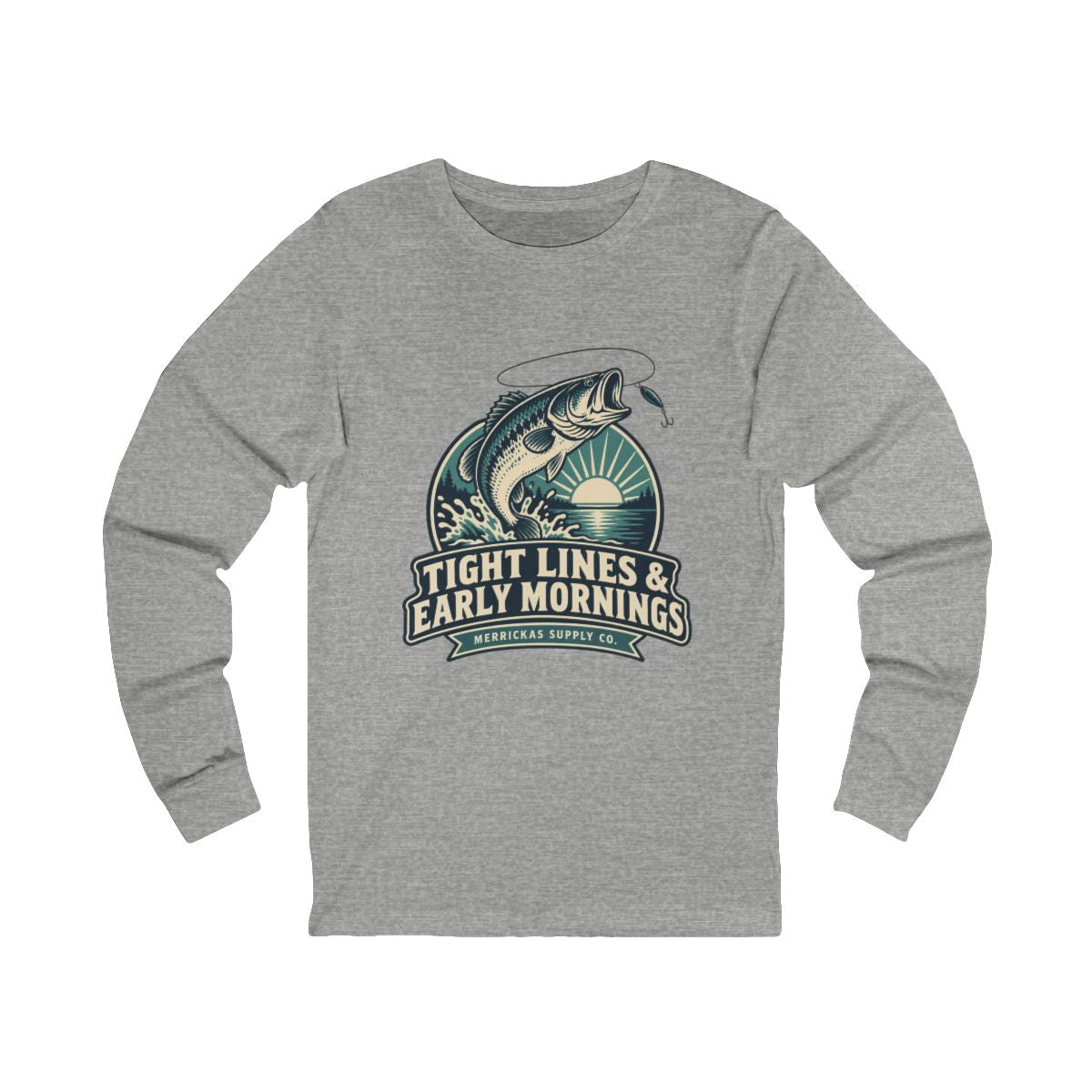 Tight Lines & Early Mornings Long Sleeve Tee