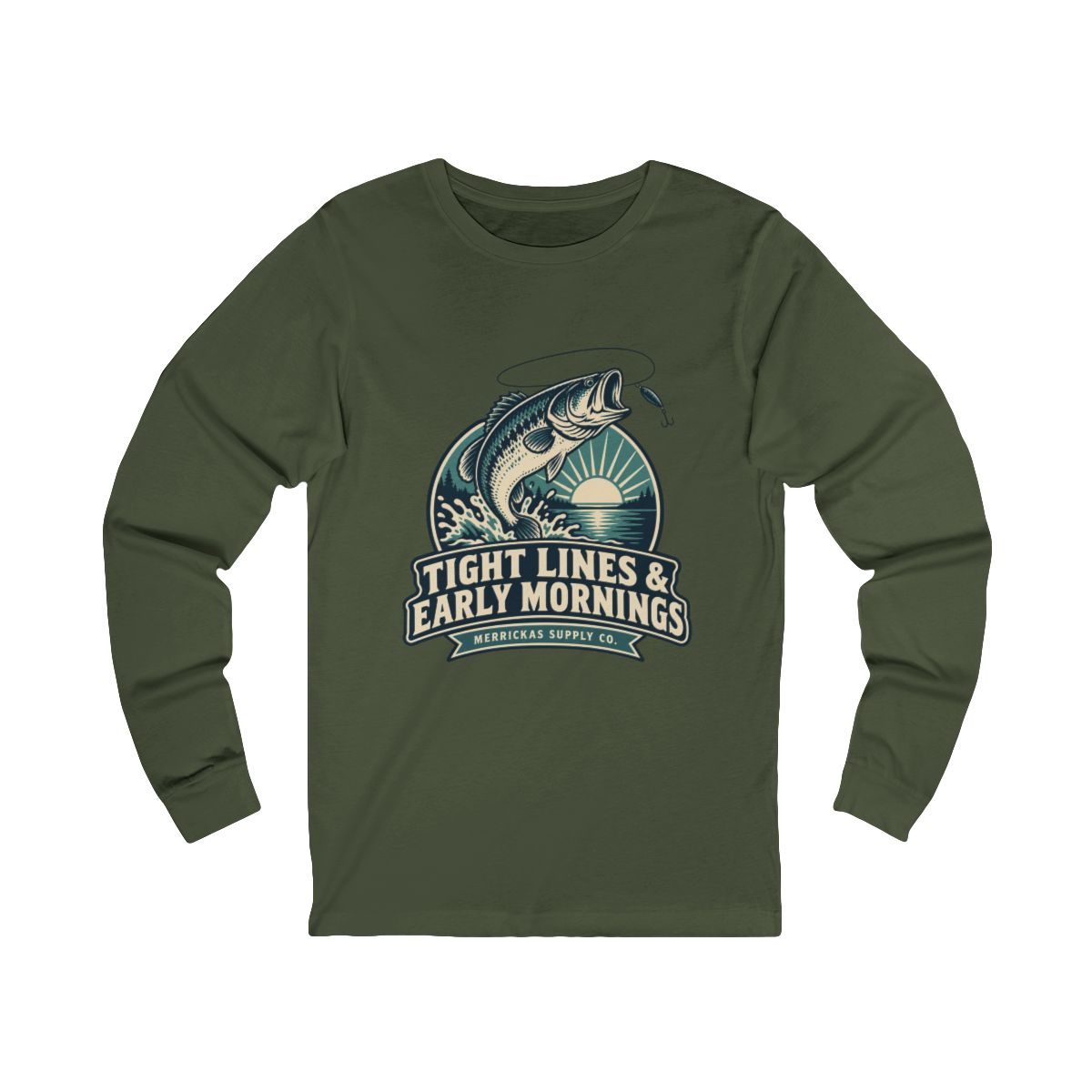 Tight Lines & Early Mornings Long Sleeve Tee