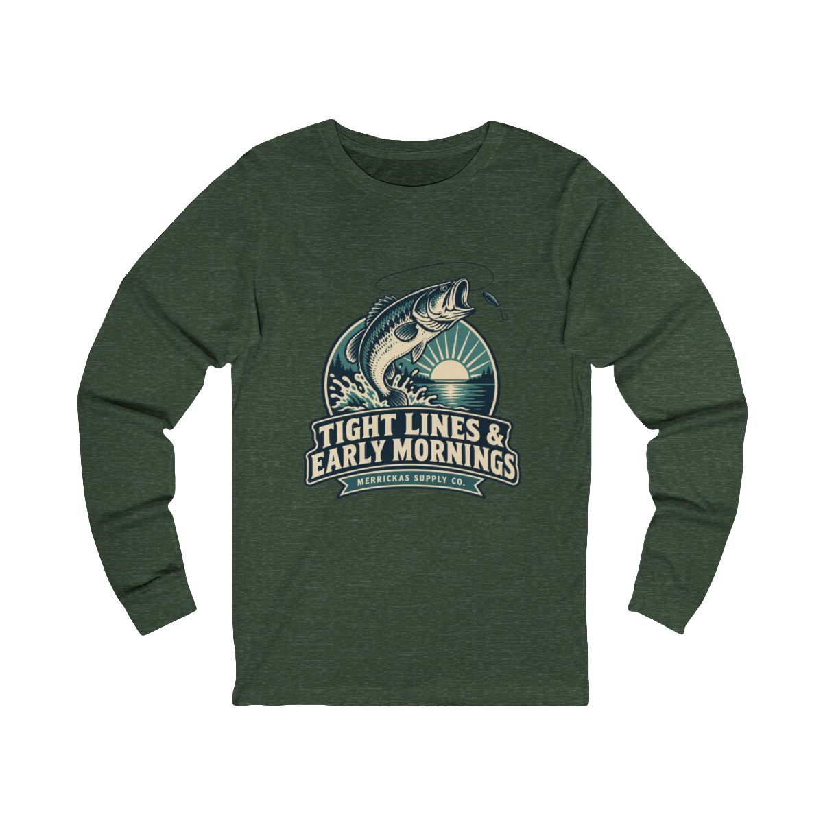 Tight Lines & Early Mornings Long Sleeve Tee
