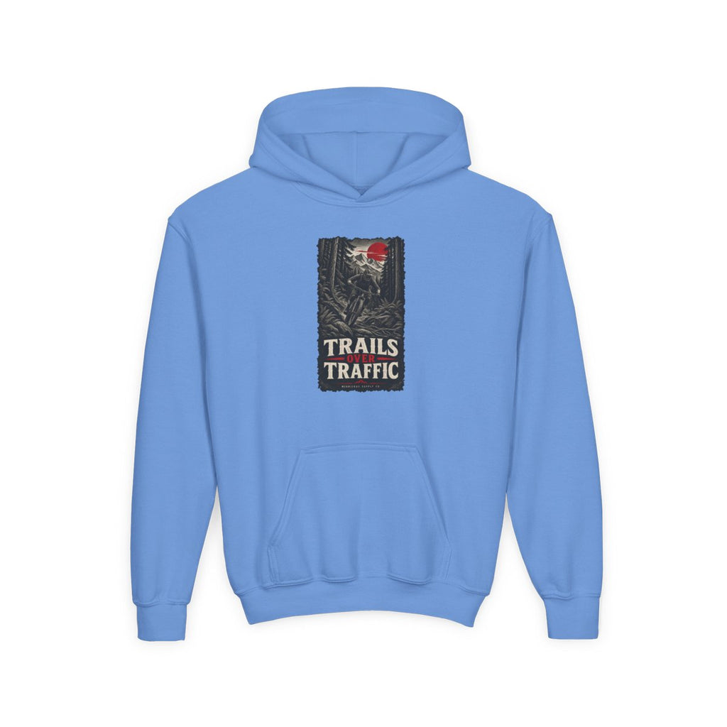 Trails Over Traffic Youth Hoodie