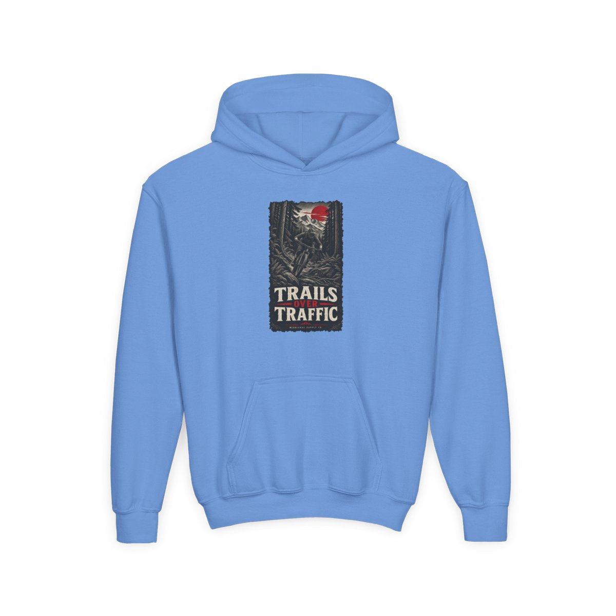 Trails Over Traffic Youth Hoodie