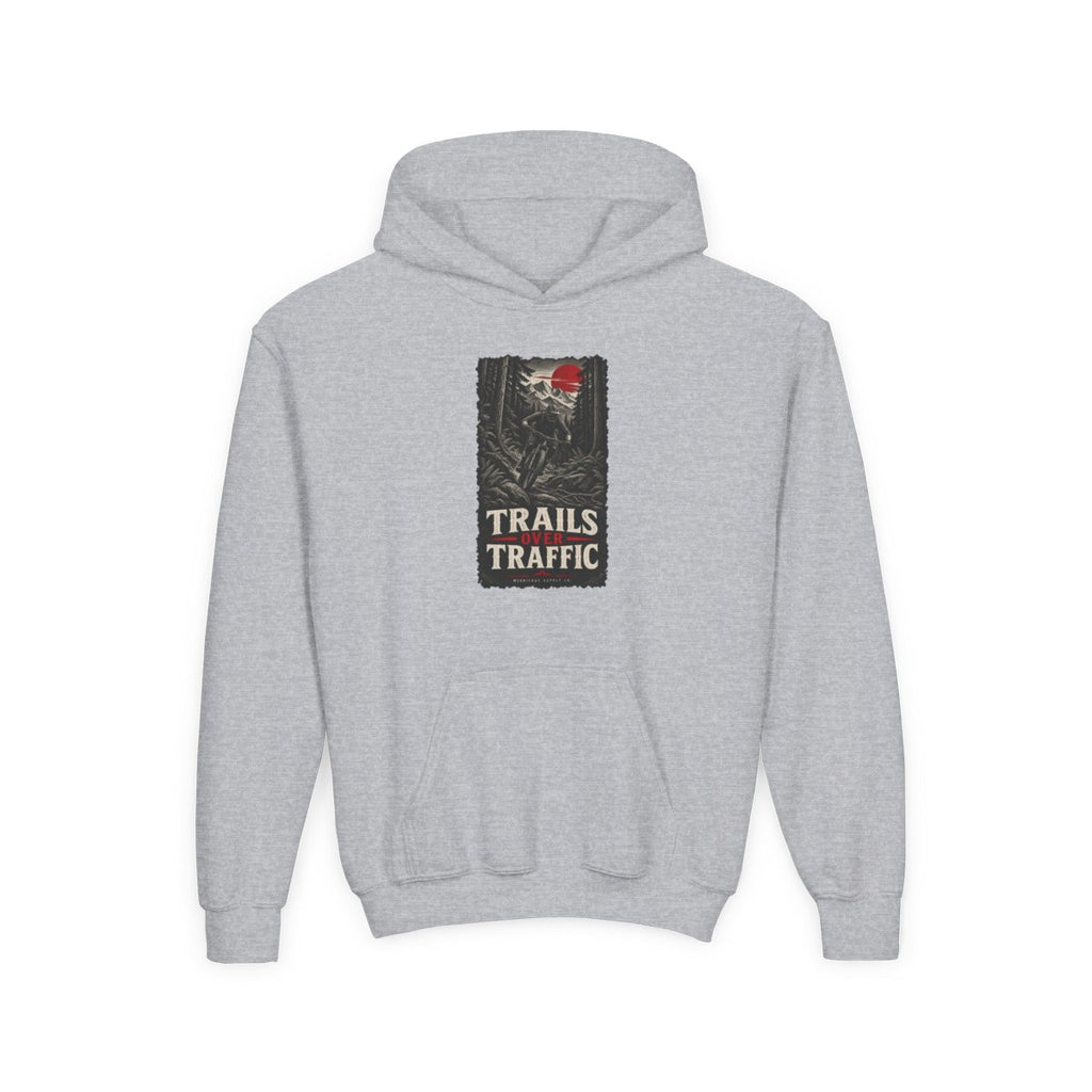Trails Over Traffic Youth Hoodie