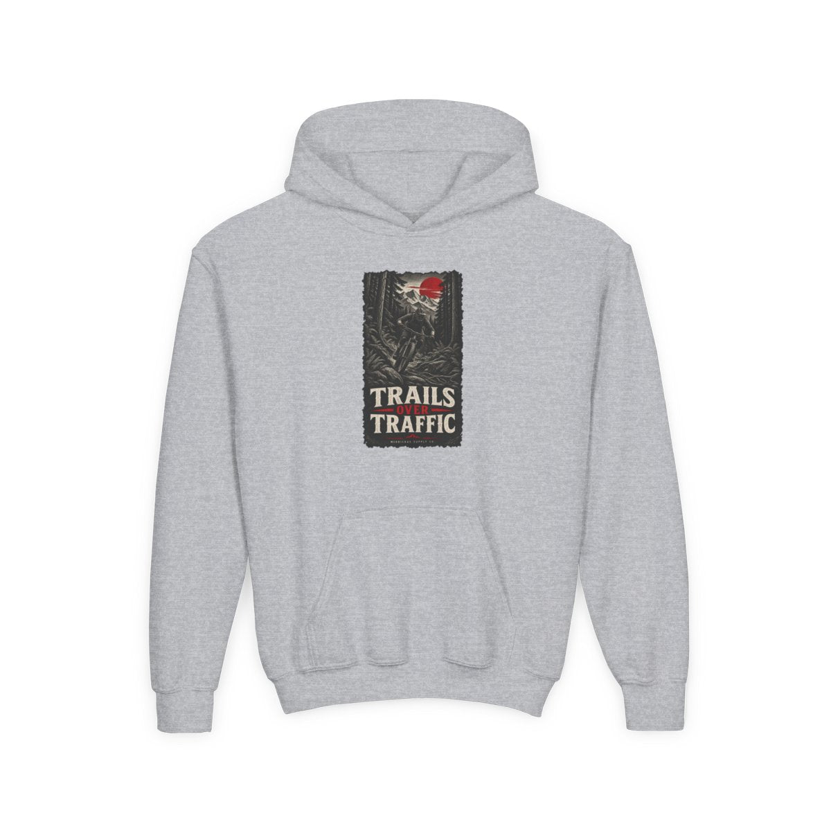 Trails Over Traffic Youth Hoodie