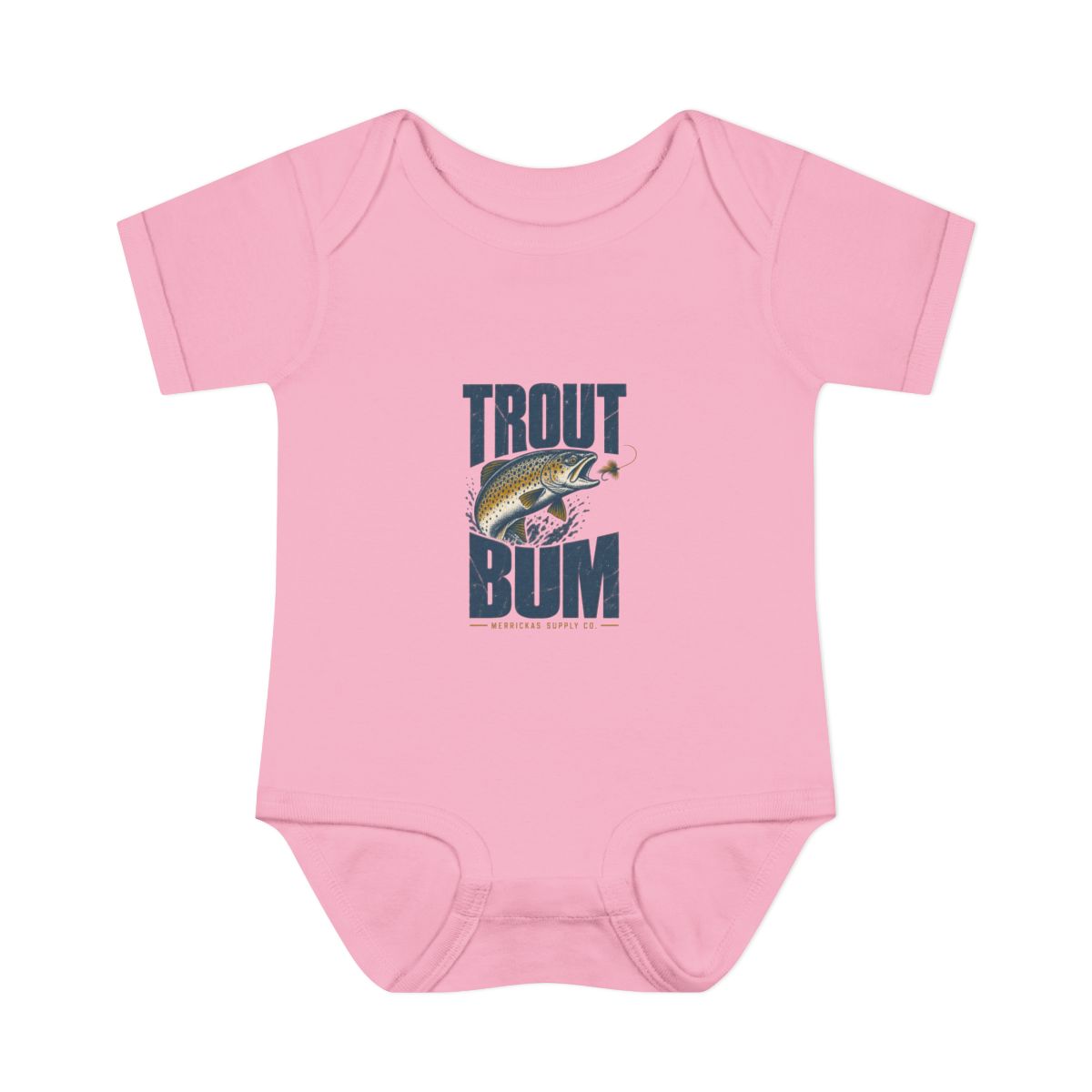 Trout Bum Baby Onesie