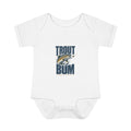 Trout Bum Baby Onesie