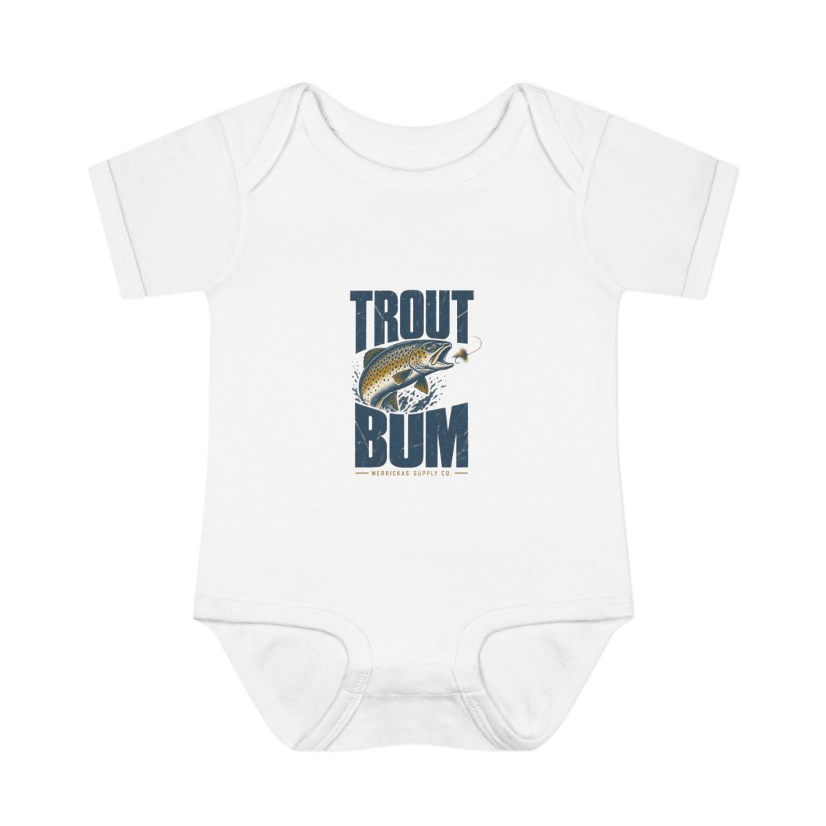 Trout Bum Baby Onesie