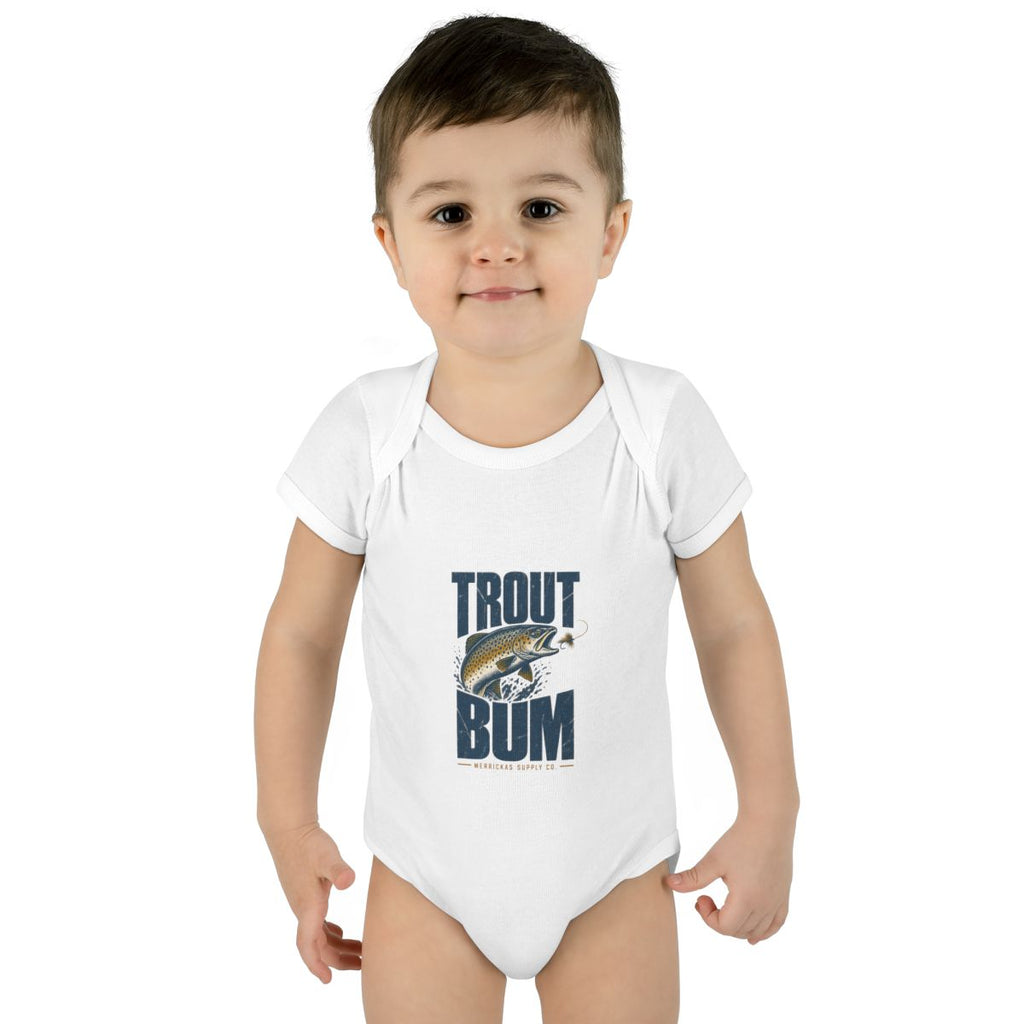 Trout Bum Baby Onesie