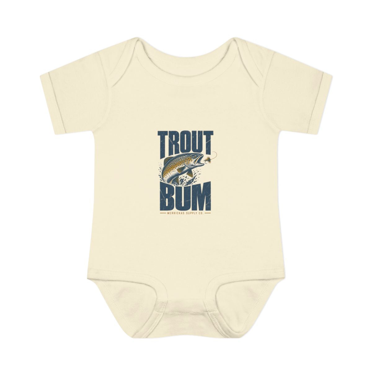 Trout Bum Baby Onesie