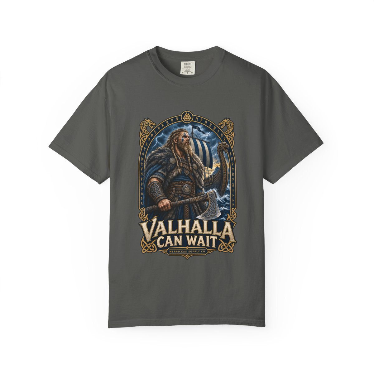 Valhalla Can Wait Garment-Dyed Tee