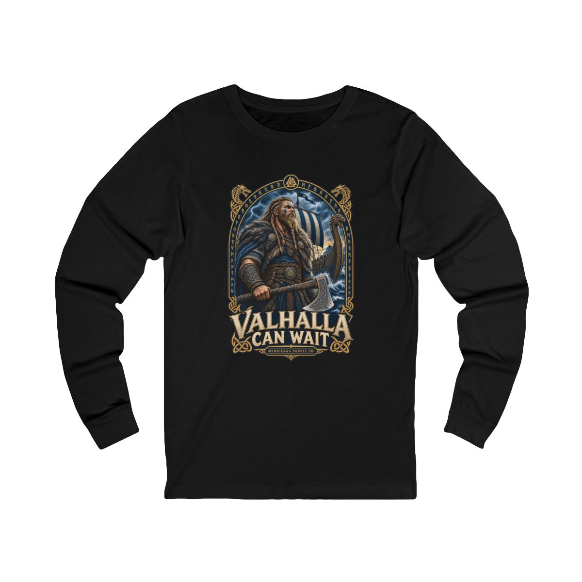 Valhalla Can Wait Long Sleeve Tee