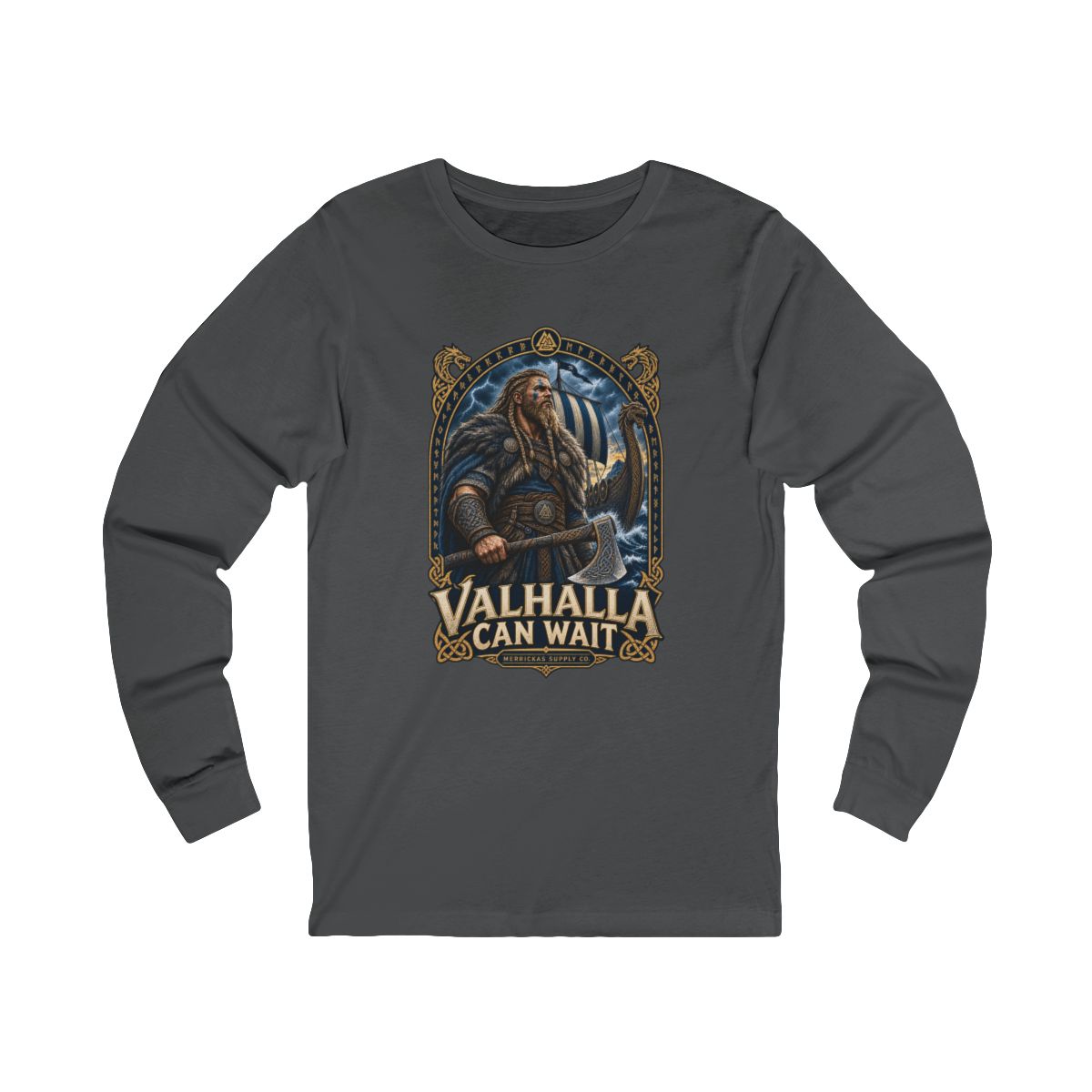 Valhalla Can Wait Long Sleeve Tee