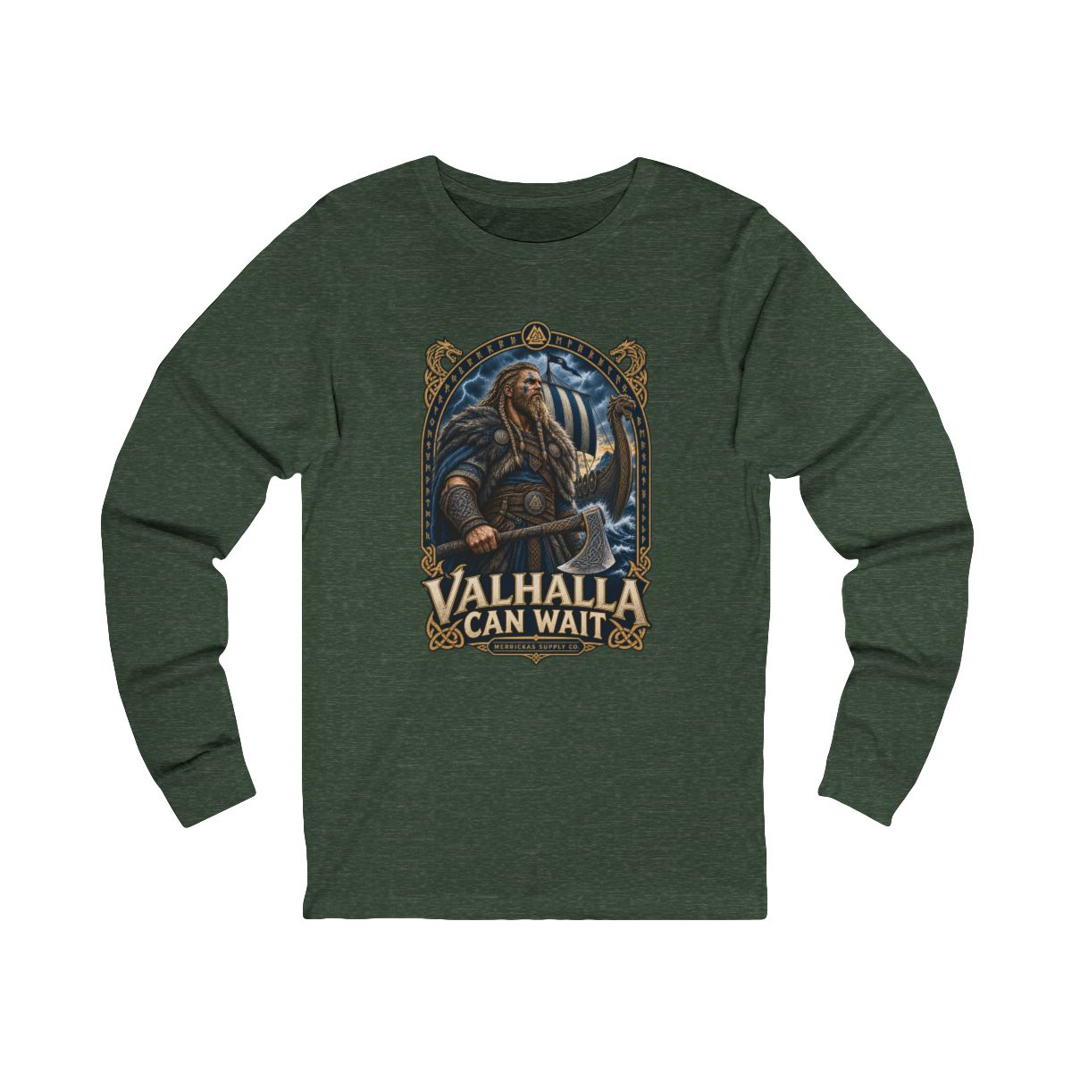 Valhalla Can Wait Long Sleeve Tee