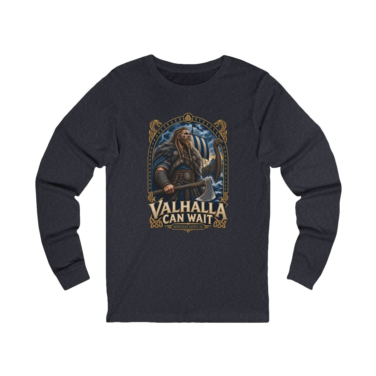 Valhalla Can Wait Long Sleeve Tee