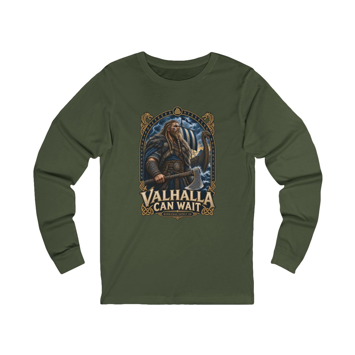Valhalla Can Wait Long Sleeve Tee