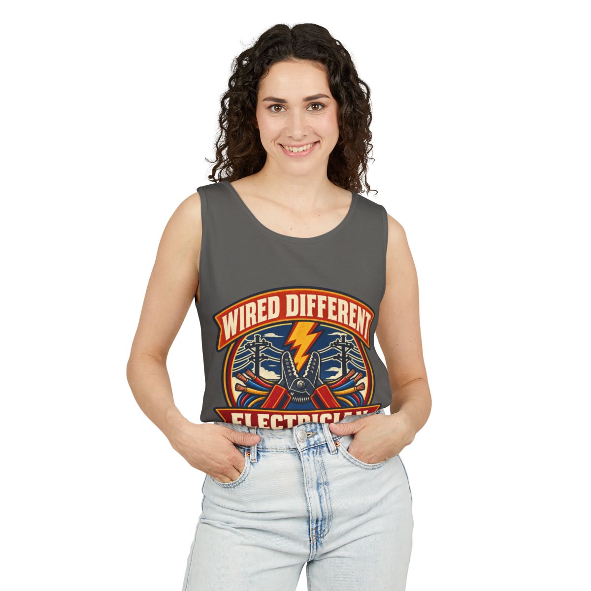 Wired Different Garment-Dyed Tank