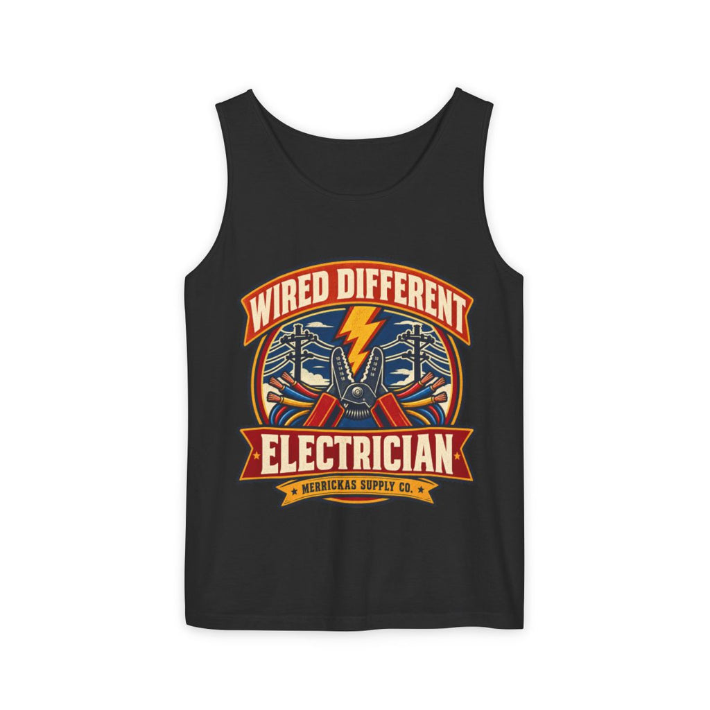Wired Different Garment-Dyed Tank